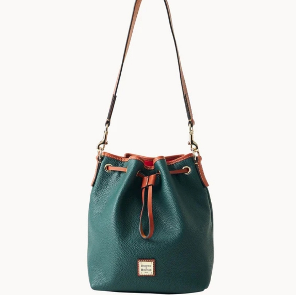 Dooney & Bourke Pebble Grain Drawstring  Bag